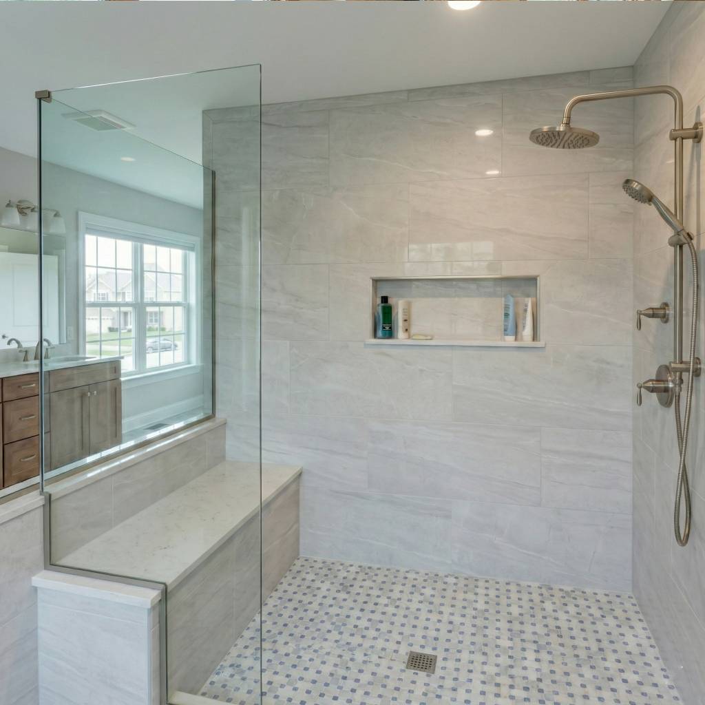 Custom Tile Shower Installation