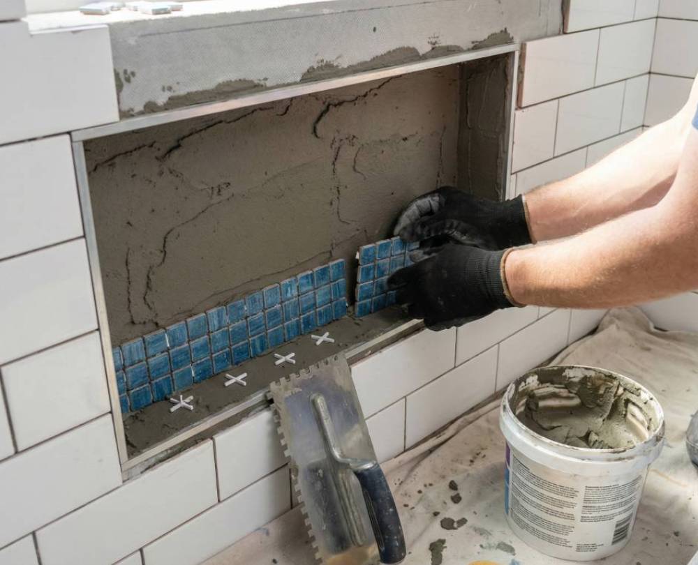 Niche Benches Shelving Installation